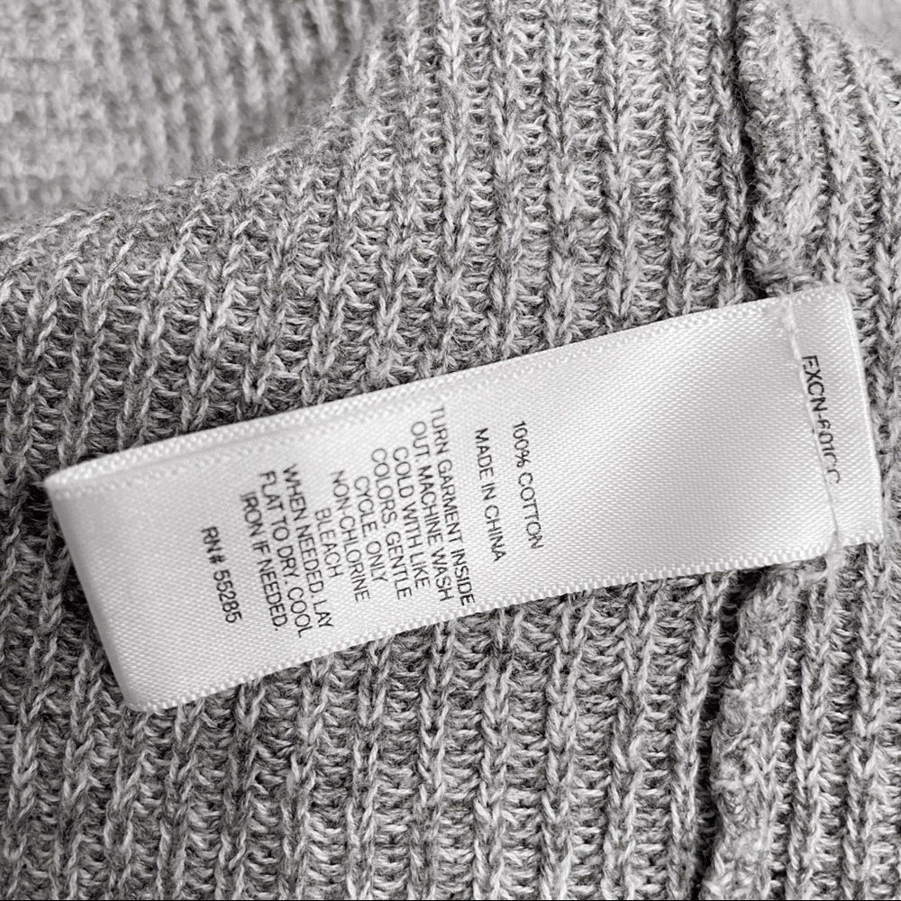 Express Gray Shawl Cocoon Open Front Cardigan - M - image 2